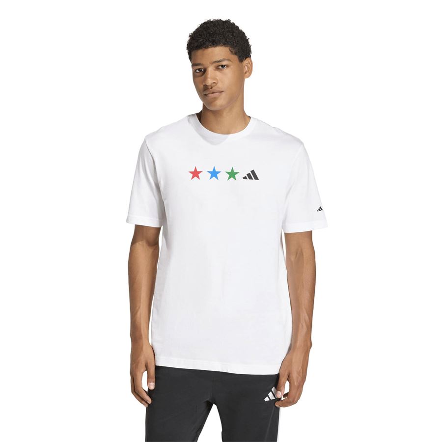 M Football WorldCup Map T-shirt maniche corte da uomo Adidas | KB2530X